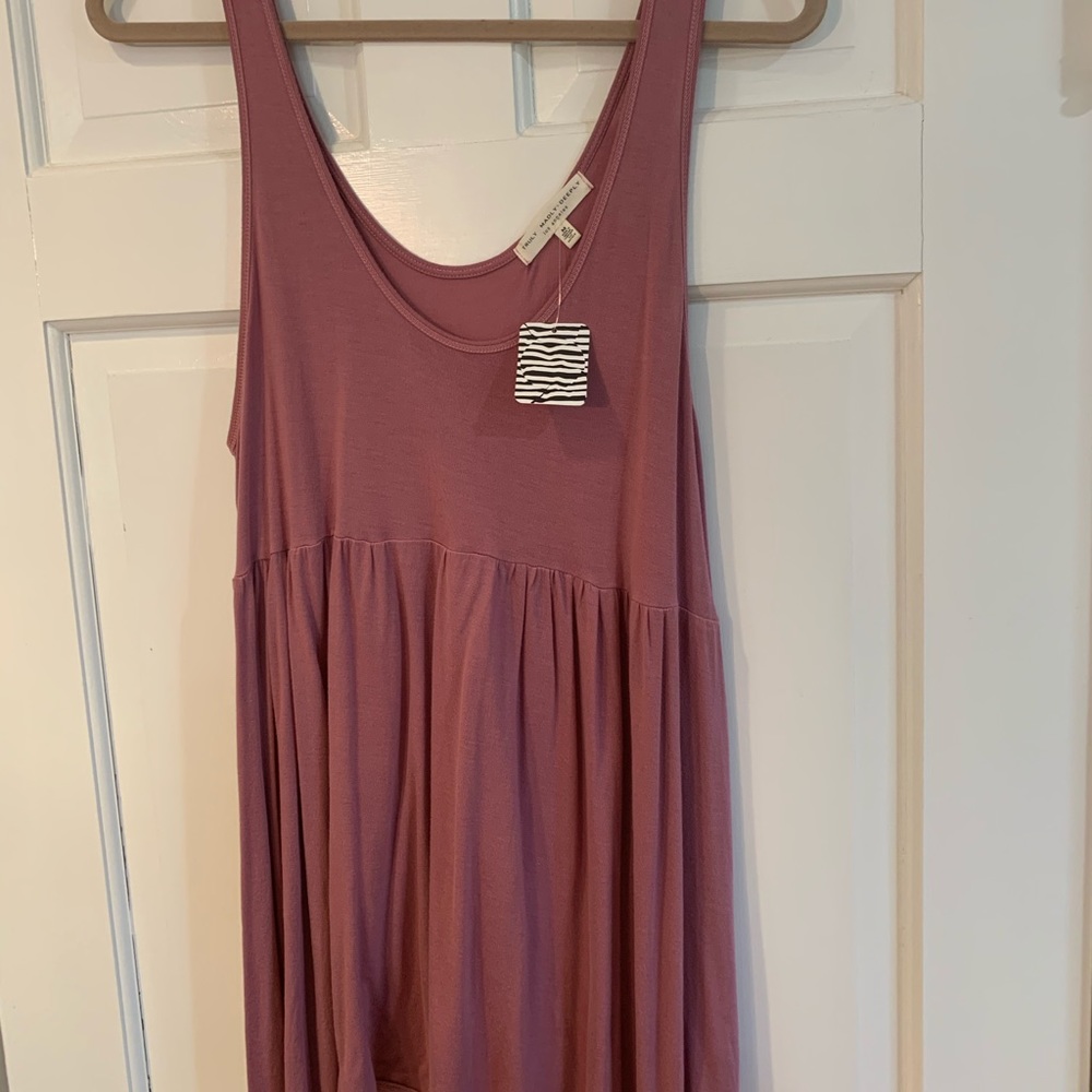 Purple Peplum Tank-Top